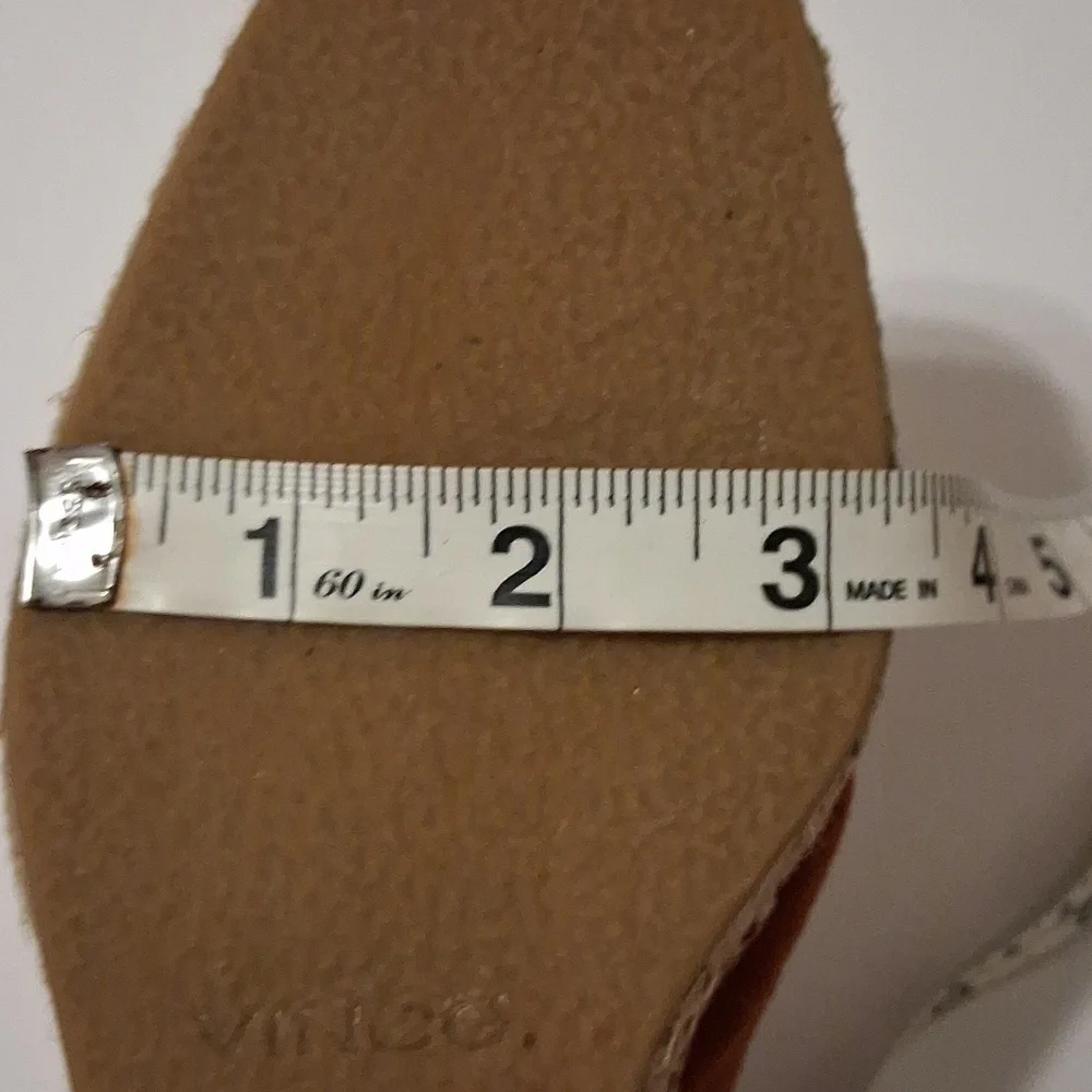 NWOT VINCE Gaelan  Suede Espadrille Wedge Sandals  Size 8
